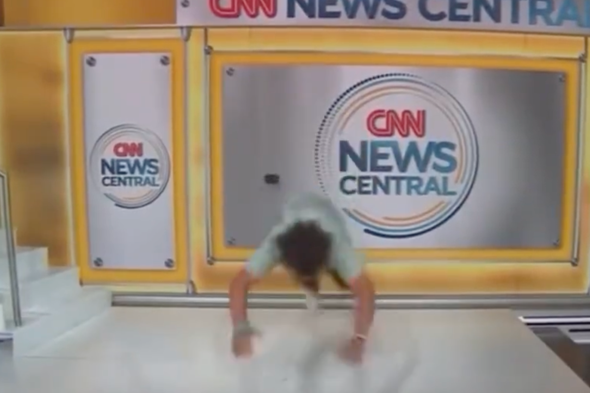 CNN guest’s backflip attempt ends in disaster live on air