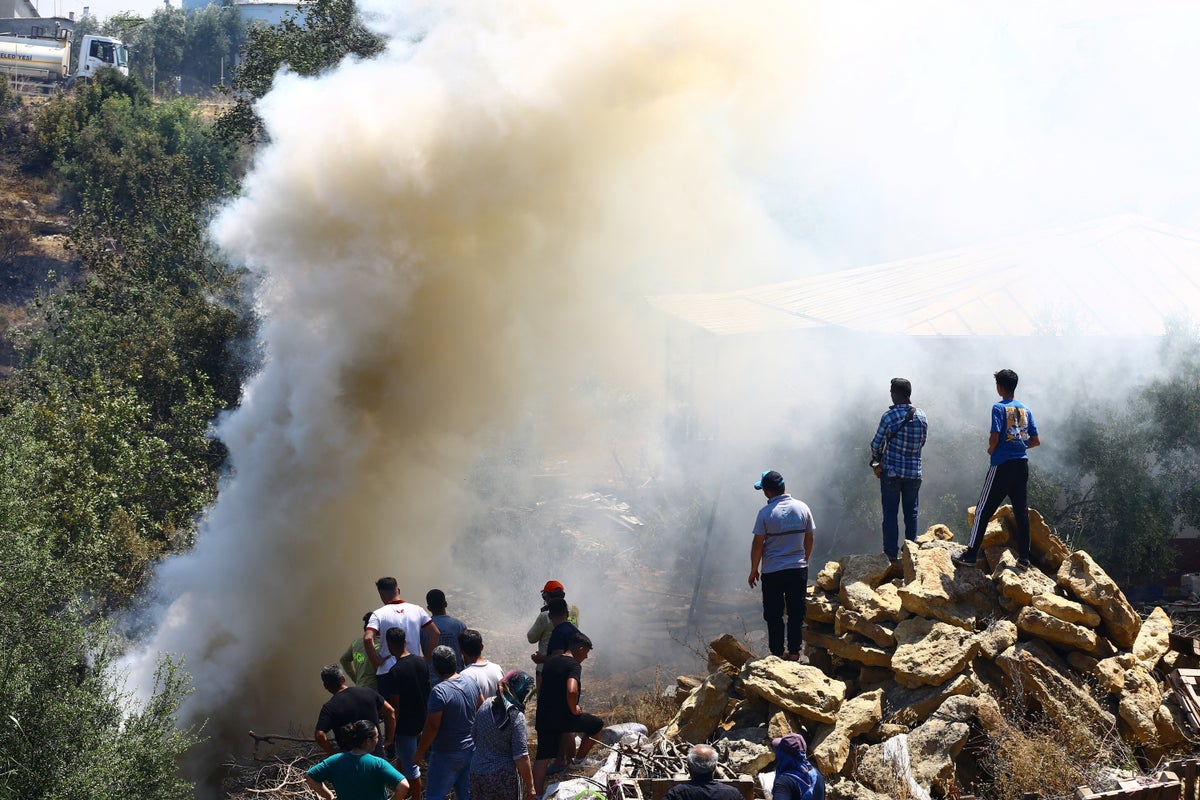 One of 10 people killed battling wildfires in Turkey was married just days before