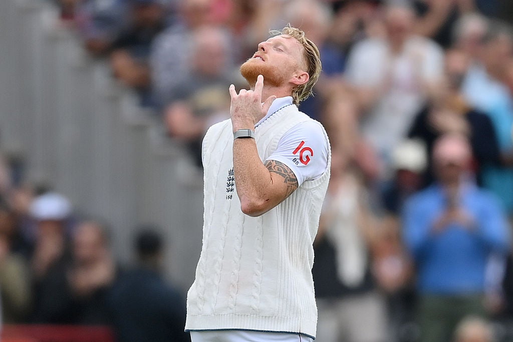 Ben Stokes pays tribute to his late father during moments of celebration
