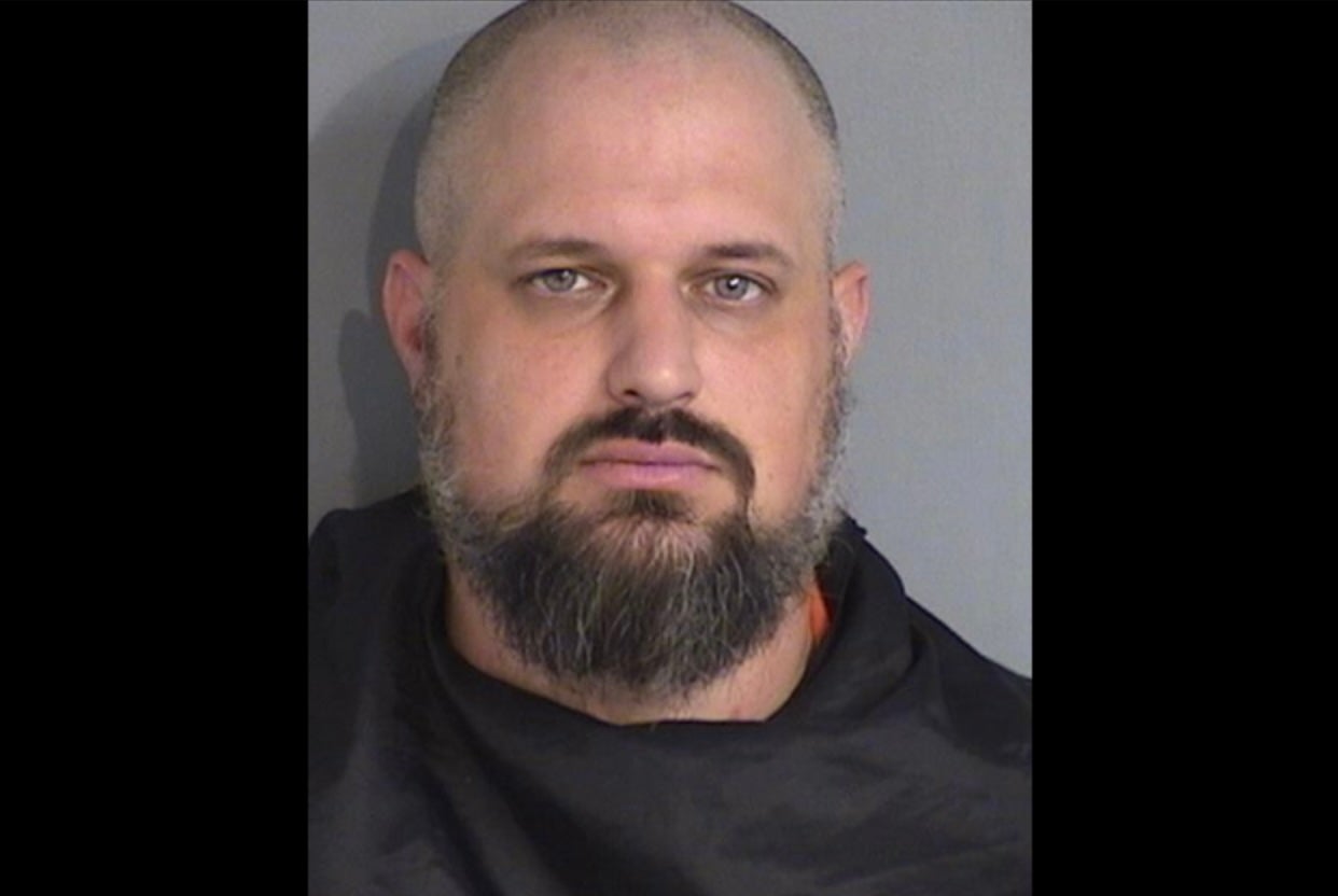 Jason Hughes is accused of attacking another golfer on a course for playing too slow. He was arrested this week on a battery charge.