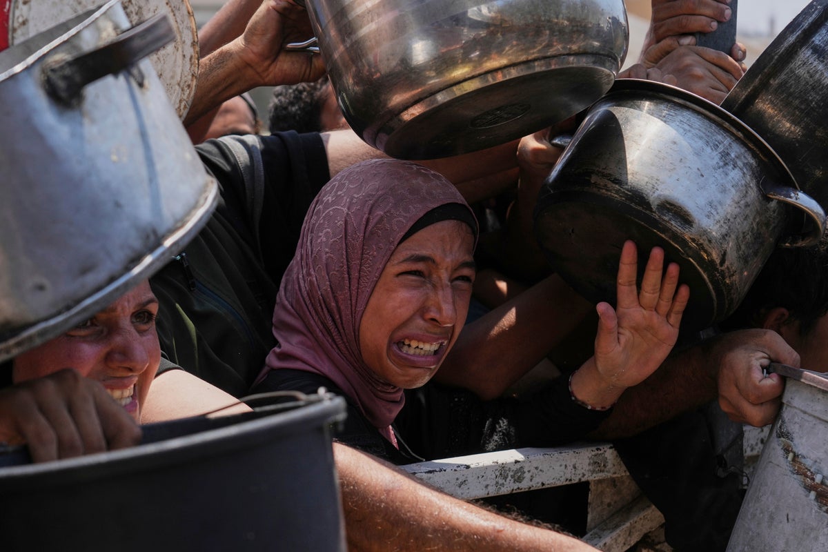Gaza latest: Trump vows to set up food centres as he breaks with Israel over mass starvation