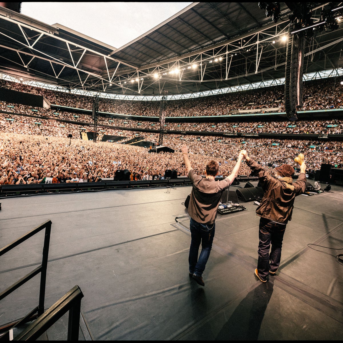 Oasis 'shocked and saddened' after man dies at Wembley Stadium