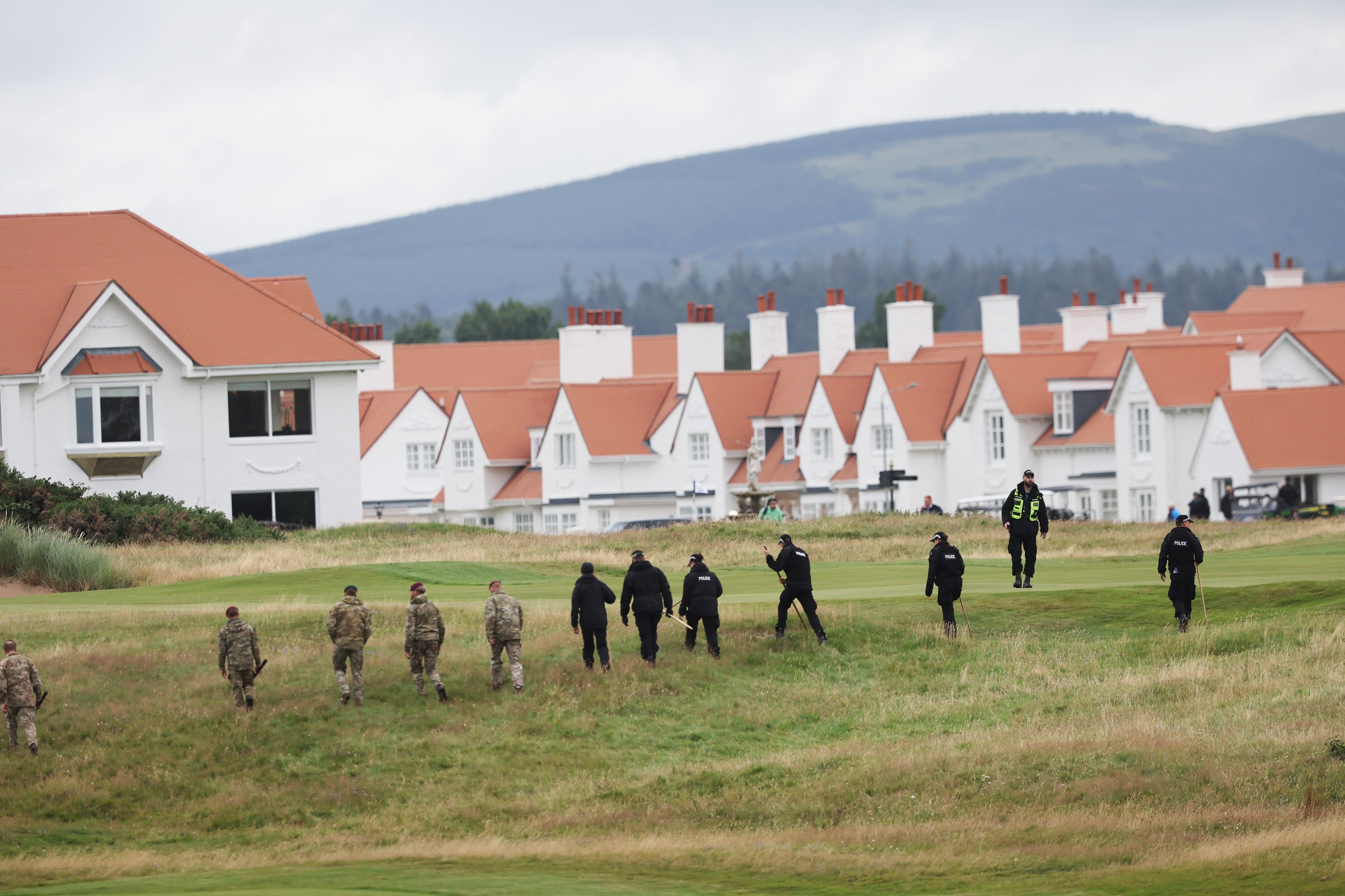 Some 1,500 police officers have been redeployed for the president’s visit