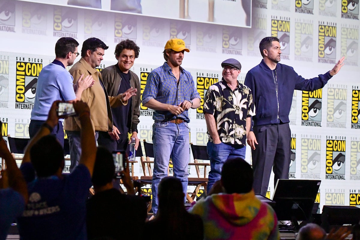 Ryan Gosling and faceless alien named Rocky wow crowd at 'Project Hail Mary' Comic-Con panel
