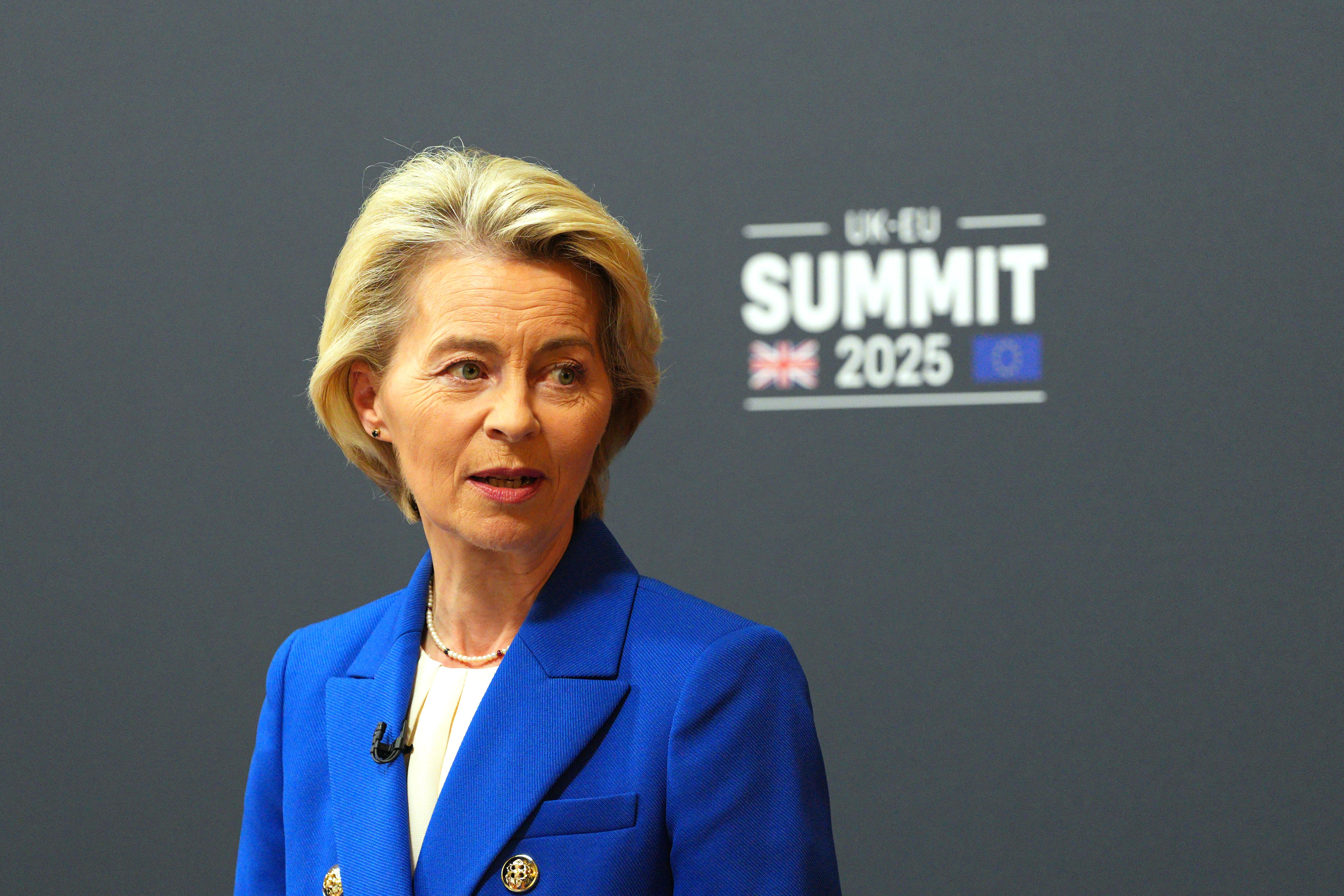 President of the European Commission Ursula von der Leyen (Carl Court/PA Wire).