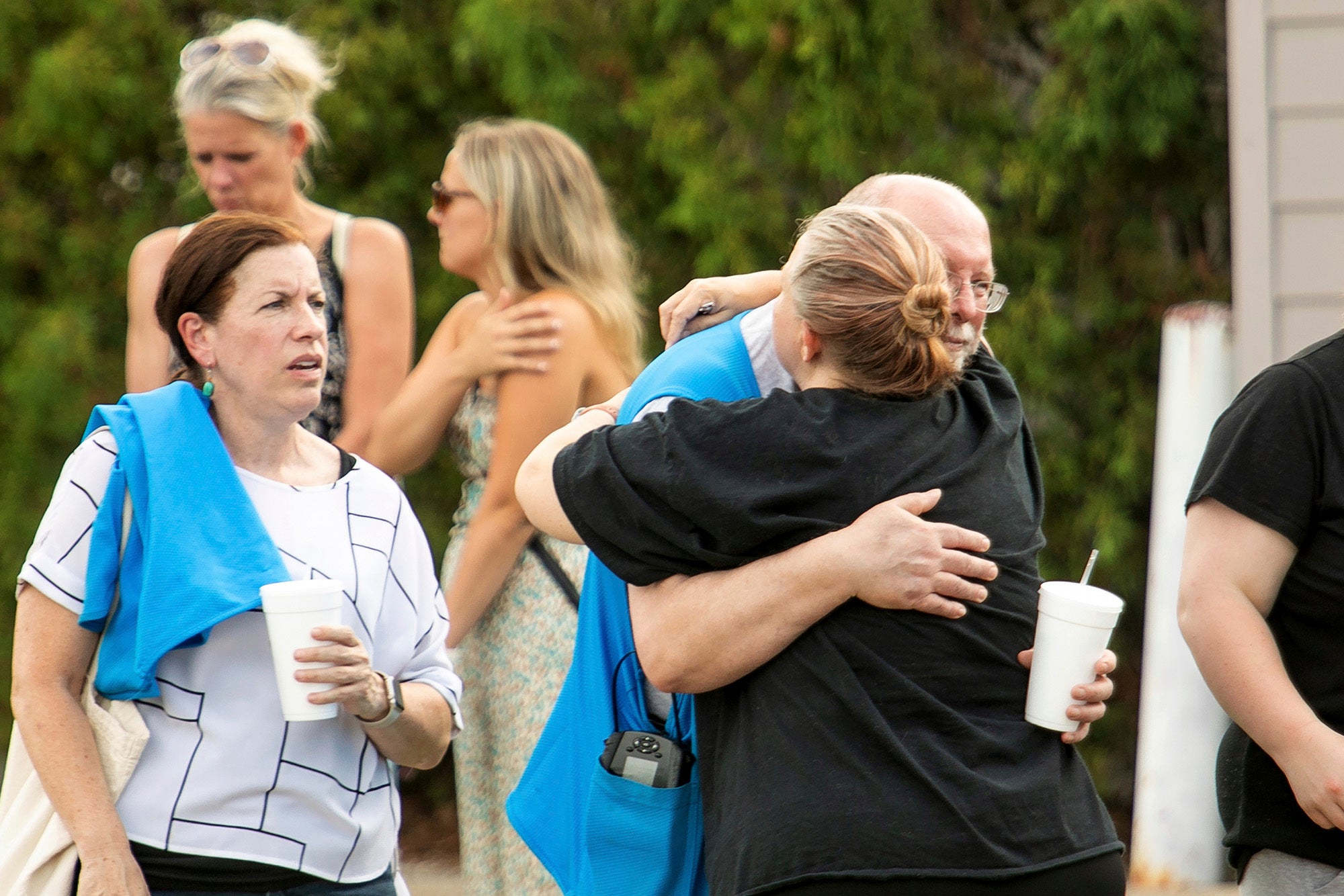 A statement from Walmart said ‘violence like this is unacceptable. Our thoughts are with those who were injured and we’re thankful for the swift action of first responders’
