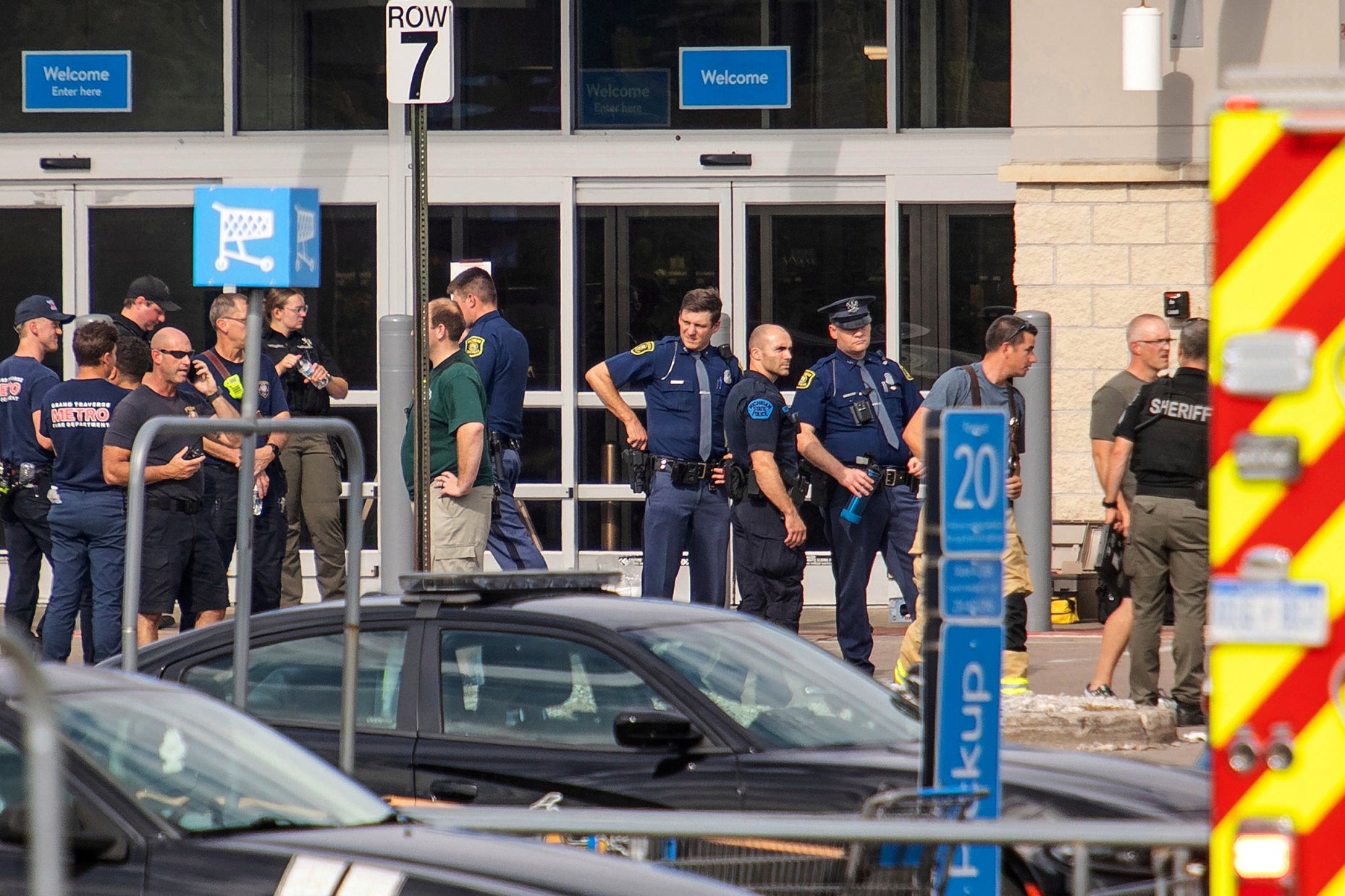 Michigan State Police said the local sheriff’s office was investigating further and that details on the suspect’s identity and motivation were limited