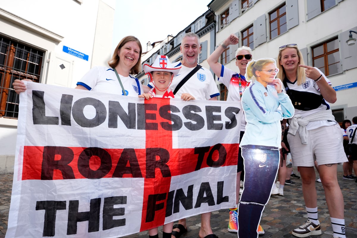 England v Spain live: Build up to Euro 2025 final as Lionesses seek to defend title in Basel