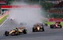 Piastri takes lead from Norris in wet start to Belgian Grand Prix