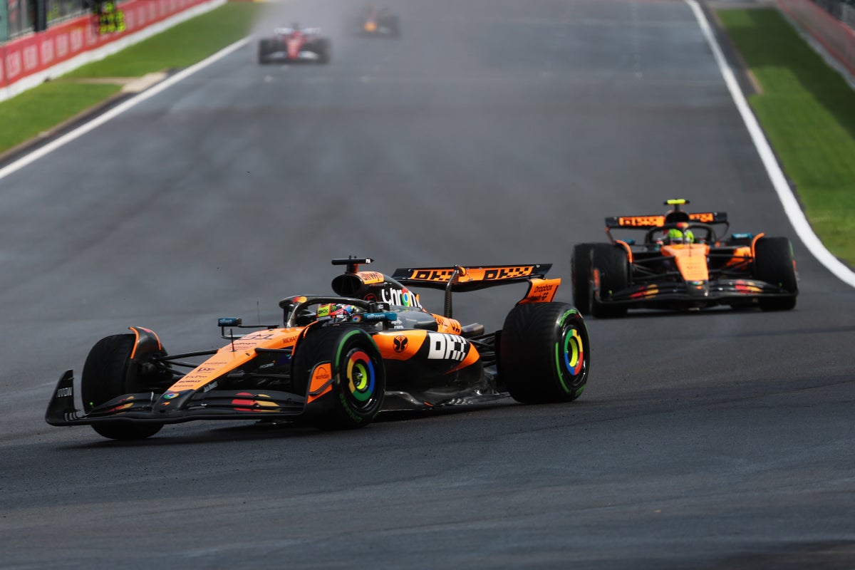 F1 Belgian GP LIVE: Race results as Oscar Piastri beats Lando Norris to victory at Spa