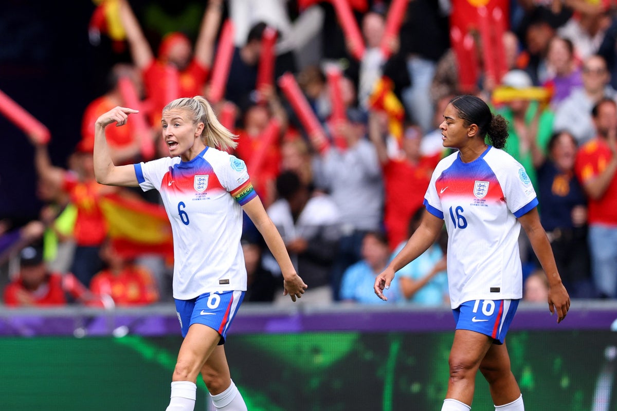 England v Spain live: Lionesses punished by Caldentey after missing early chances in thrilling Euro 2025 final