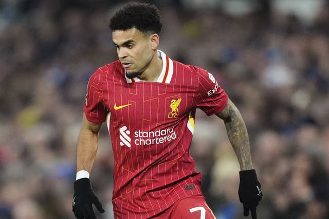 It is understood that a deal has been agreed between Liverpool and Bayern Munich for Luis Diaz (Nick Potts/PA)