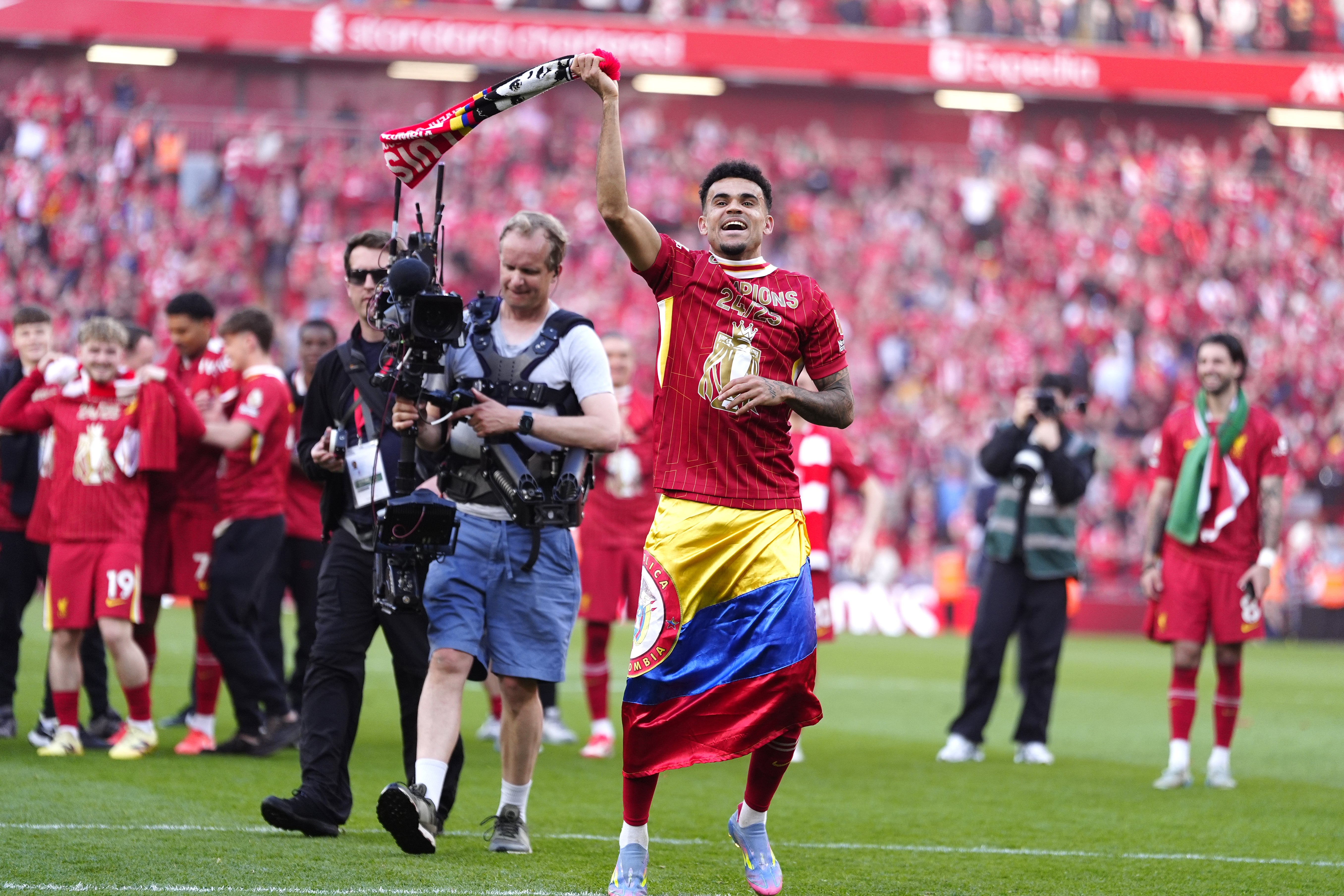 Diaz venceu a Premier League com o Liverpool na última temporada