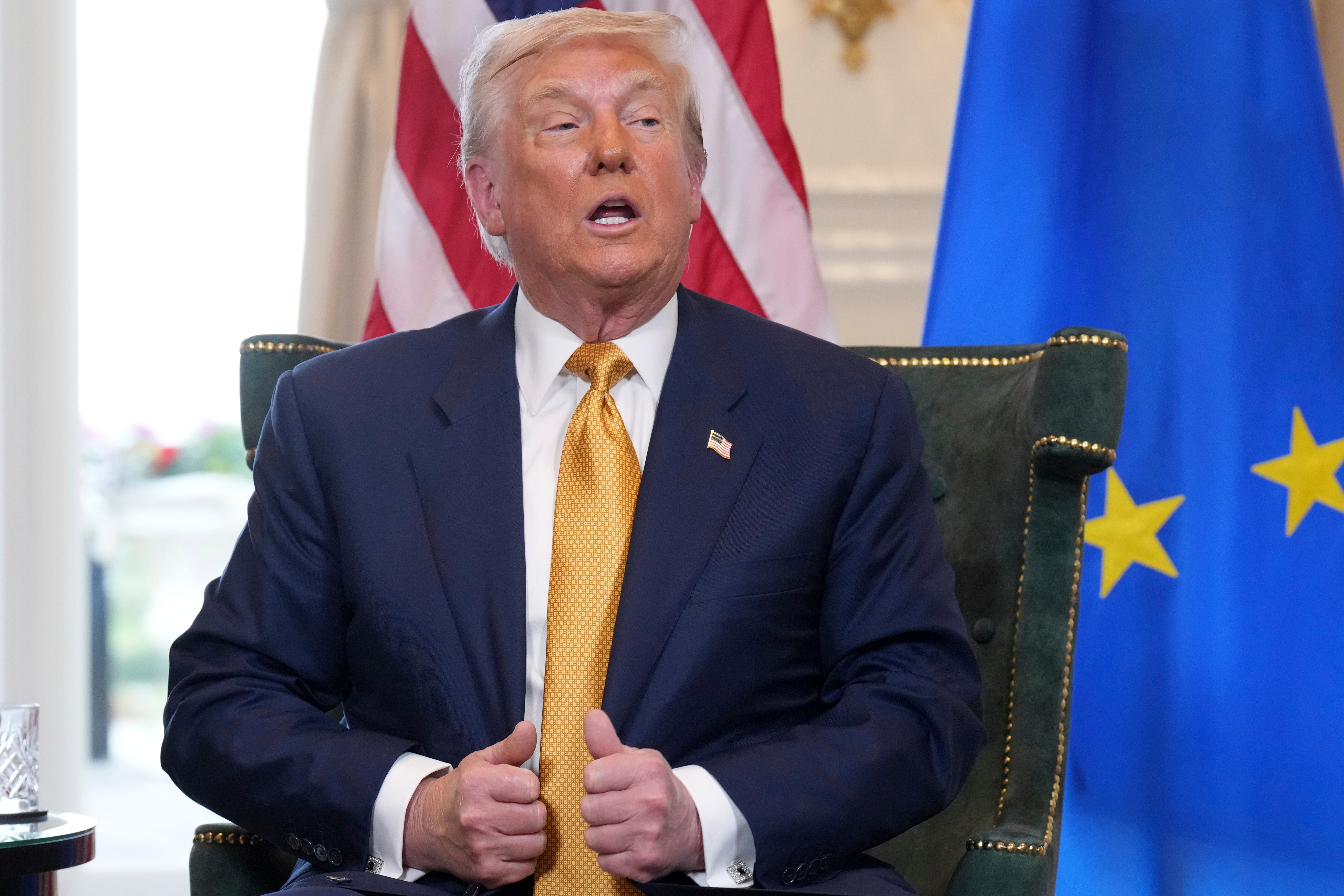 The deal will see 15 percent tariffs on goods coming to the US and a 0 percent tariff on American-made goods being sold in Europe.
