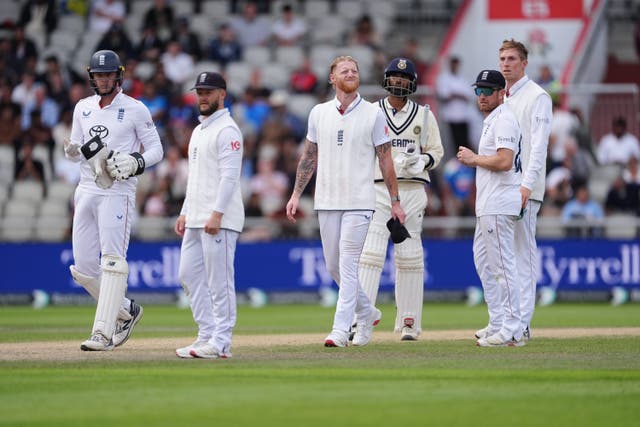 England captain Ben Stokes could not quite secure a win (Martin Rickett/PA)
