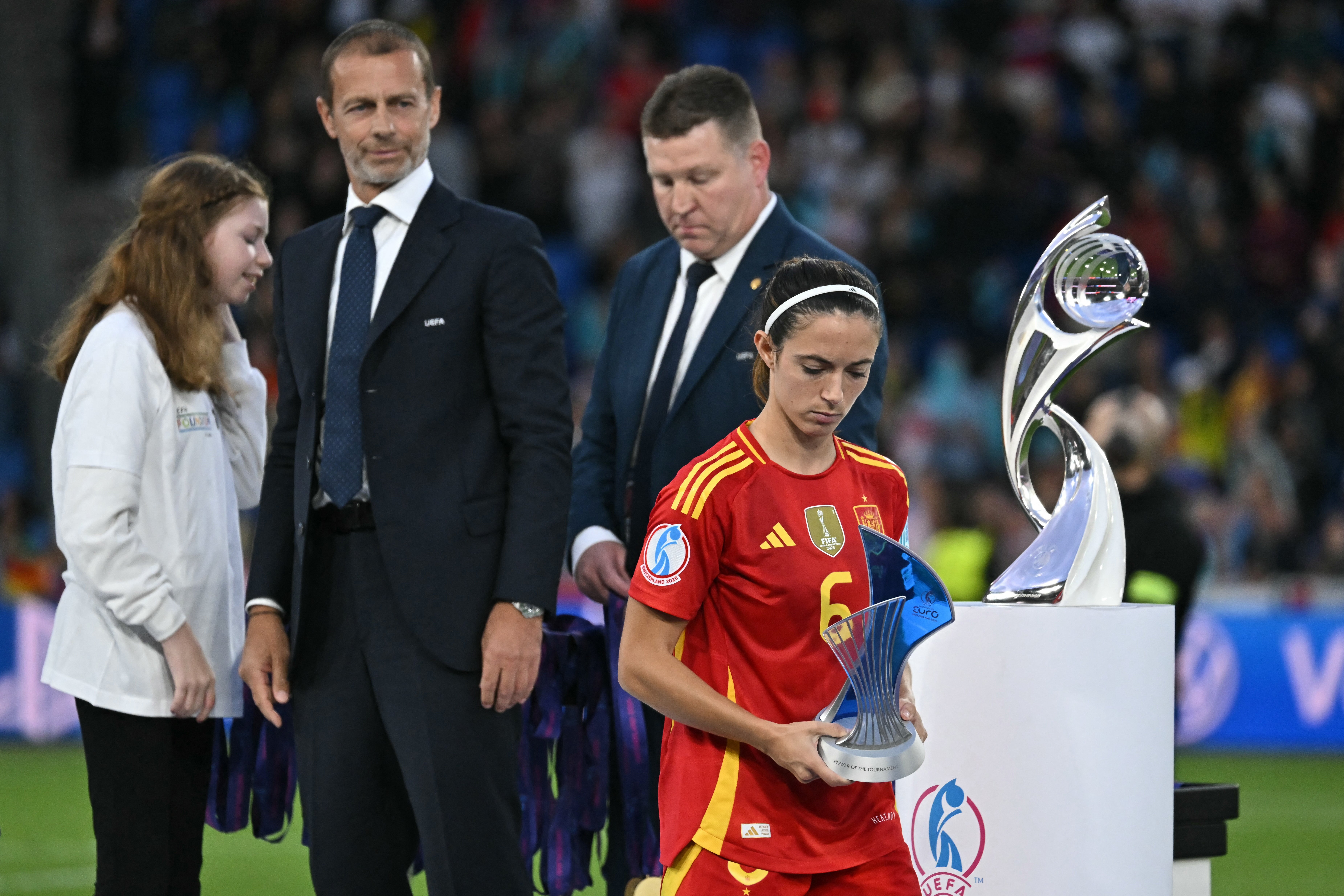 Aitana Bonmati’s Player of the Tournament award was little consolation following Spain’s final defeat