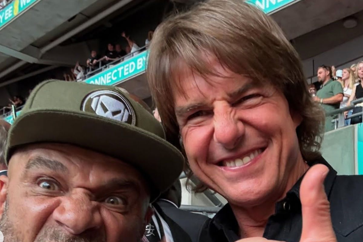 Tom Cruise spotted among celebrities enjoying night out at Oasis comeback Wembley gig Tom Cruise spotted among celebrities enjoying night out at Oasis comeback Wembley gig