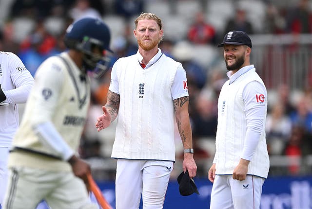 <p>Stokes was frustrated at the decision to keep the match going on Sunday</p>
