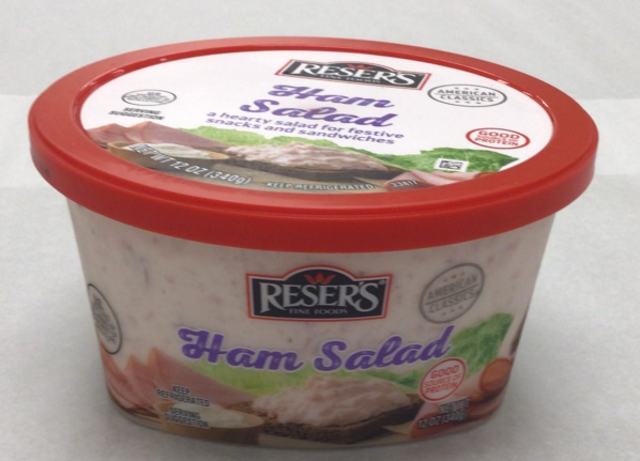 <p>Reser's fine foods ham salad is being recalled over listeria contamination fears </p>