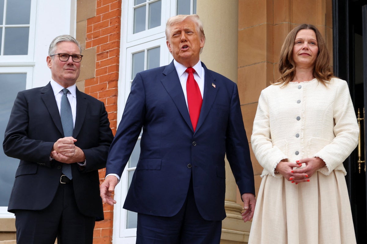Voices: Lady Starmer deserves better than putting up with ‘banter’ from Donald Trump