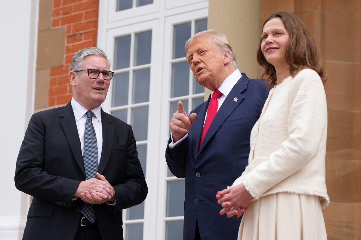 Trump UK visit live: US president says he wants to make Starmer ‘happy’ as pair meet in Scotland for talks
