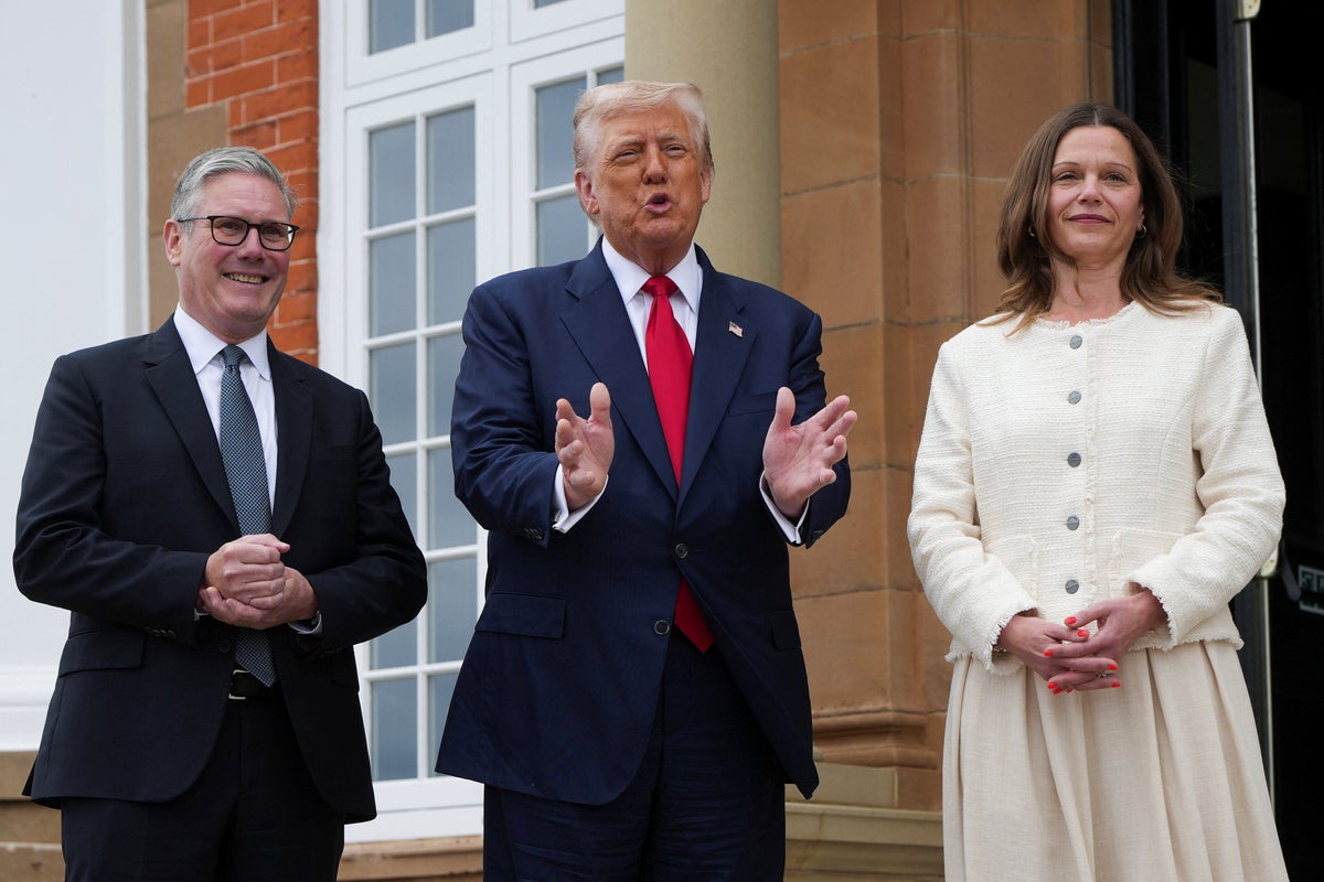 Trump UK visit live: US president praises Starmer on small boats as pair meet for talks in Scotland
