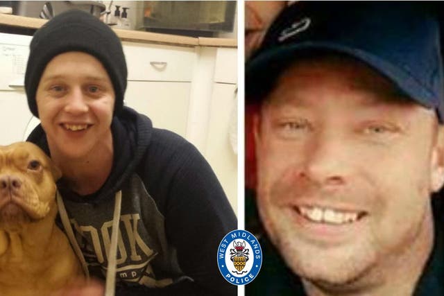 West Midlands Police believe the deaths of Daniel Shaw (left) and Johnny Robbins, in Coventry in March 2018 are linked. (West Midlands Police/PA)
