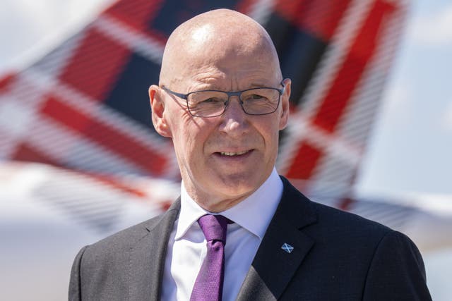 First Minister John Swinney called for the May 2026 Holyrood elections to be ‘a springboard for Scotland taking charge of our own destiny’ (Jane Barlow/PA)