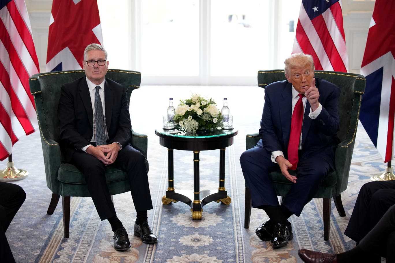 President Trump suggests Biden administration put his name in Epstein files�as�pay�back