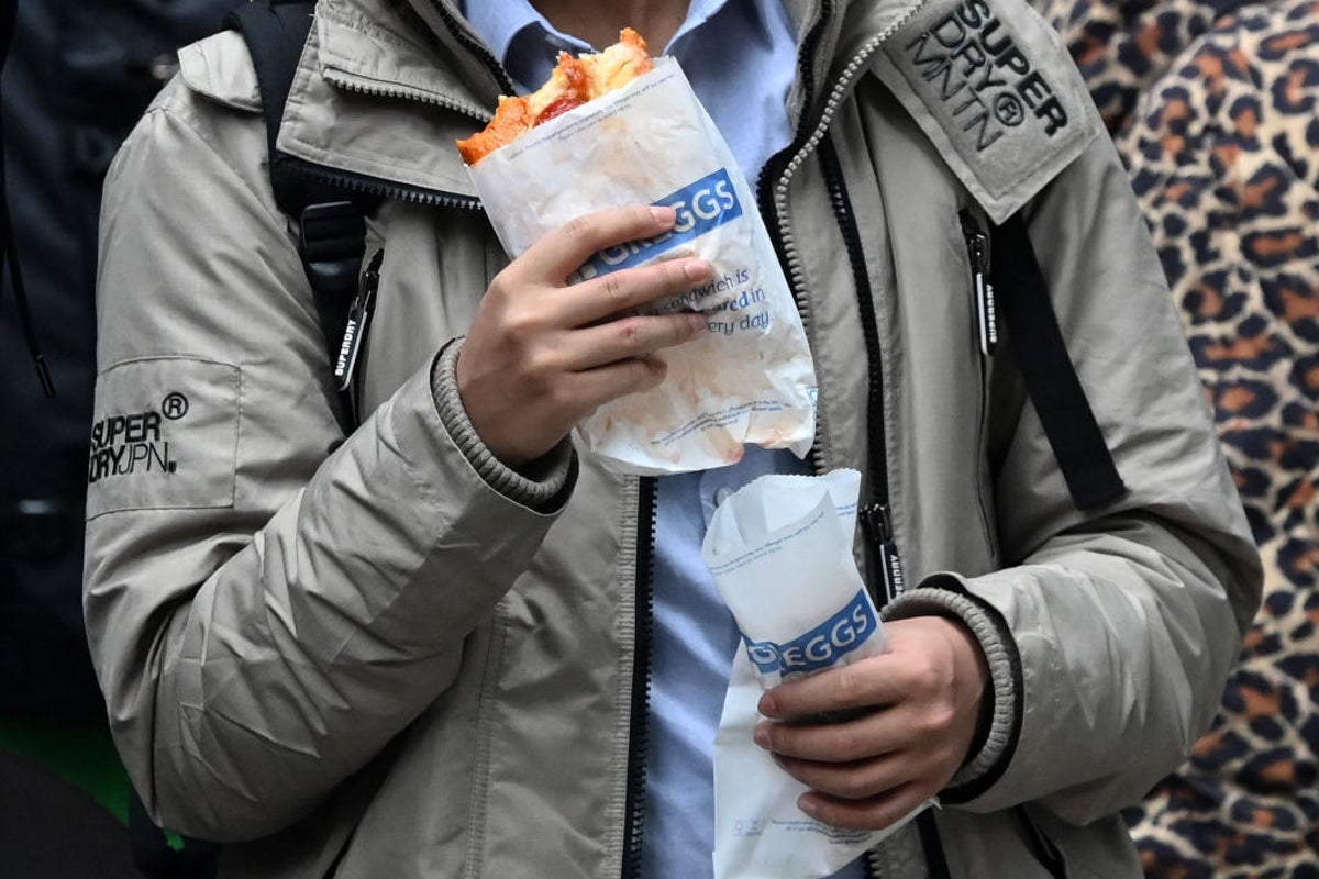 Business news live: UK food inflation surges again and FTSE 100 results with Greggs facing ‘near-term hurdles’