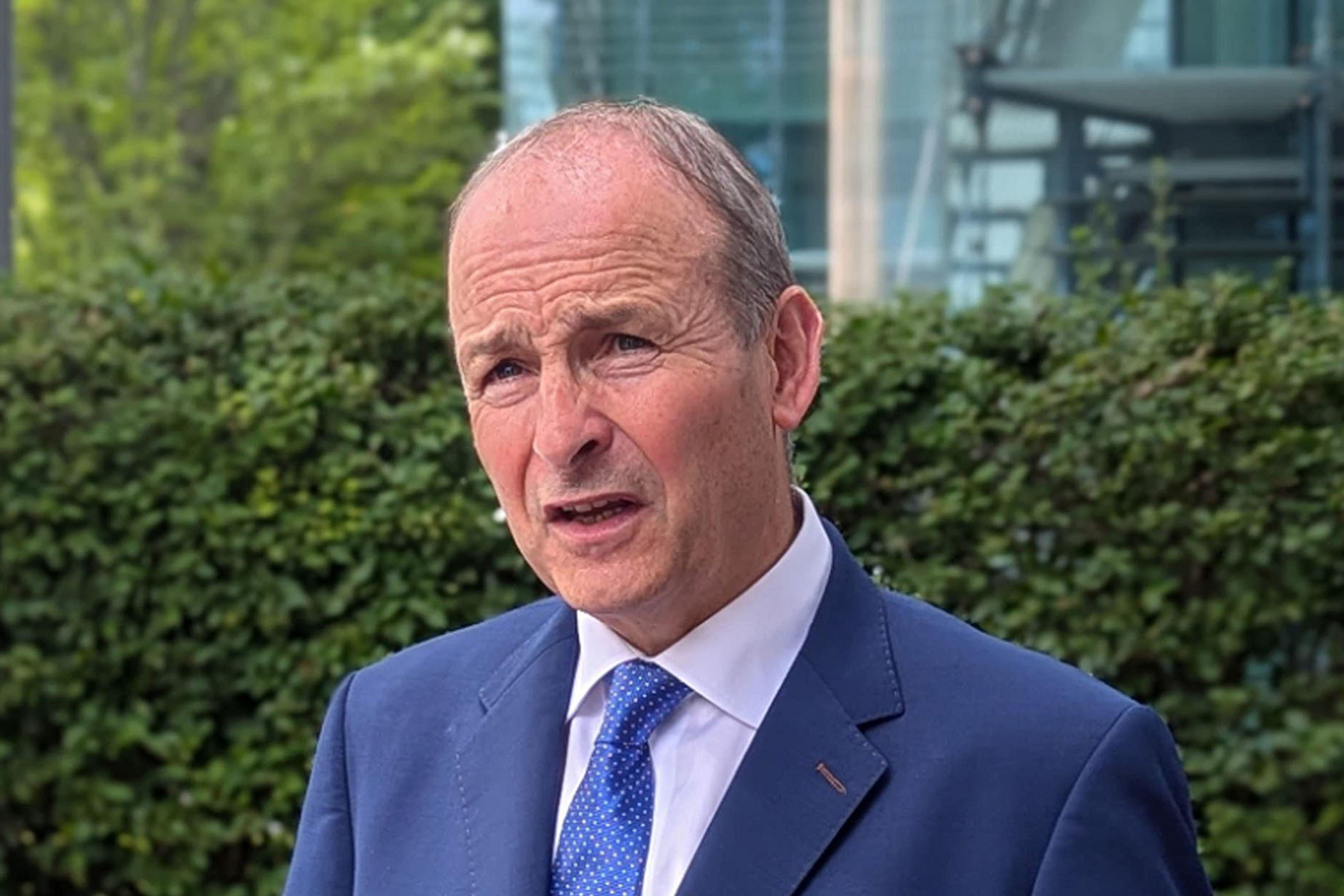 Micheal Martin said the deal ‘avoids further escalation’ (PA)