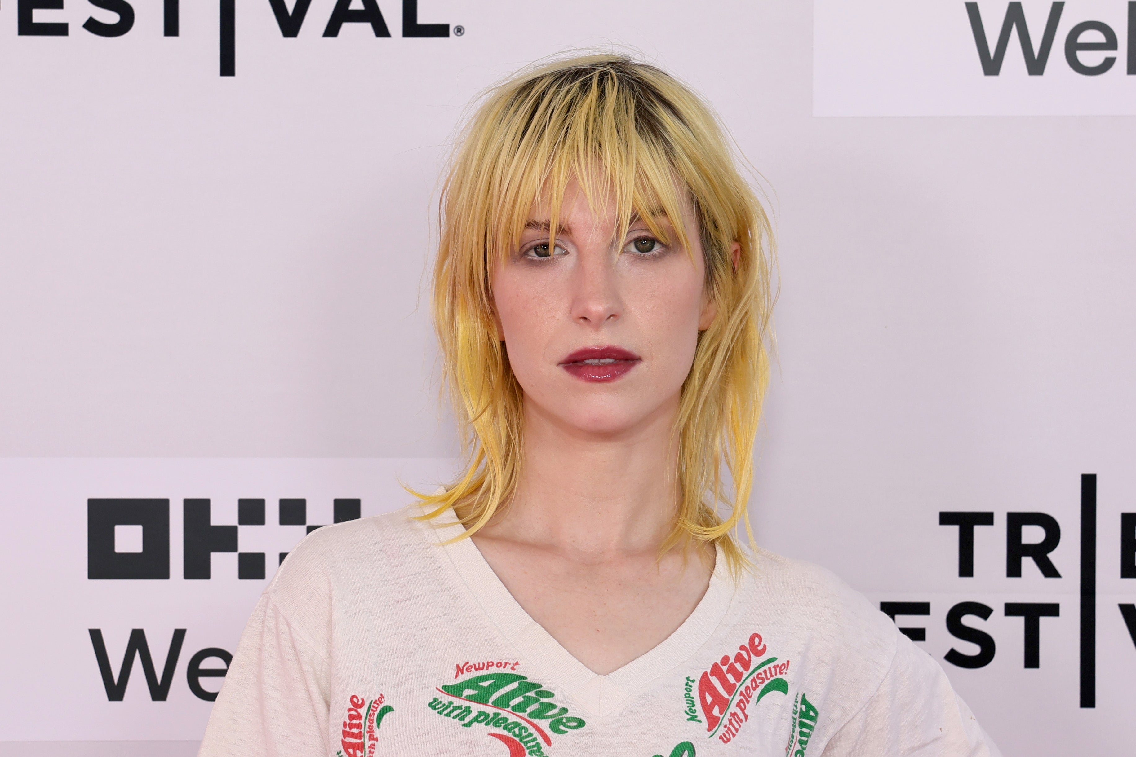 Hayley Williams attending the premiere of 'Turnstile: Never Enough' in New York in June 2025