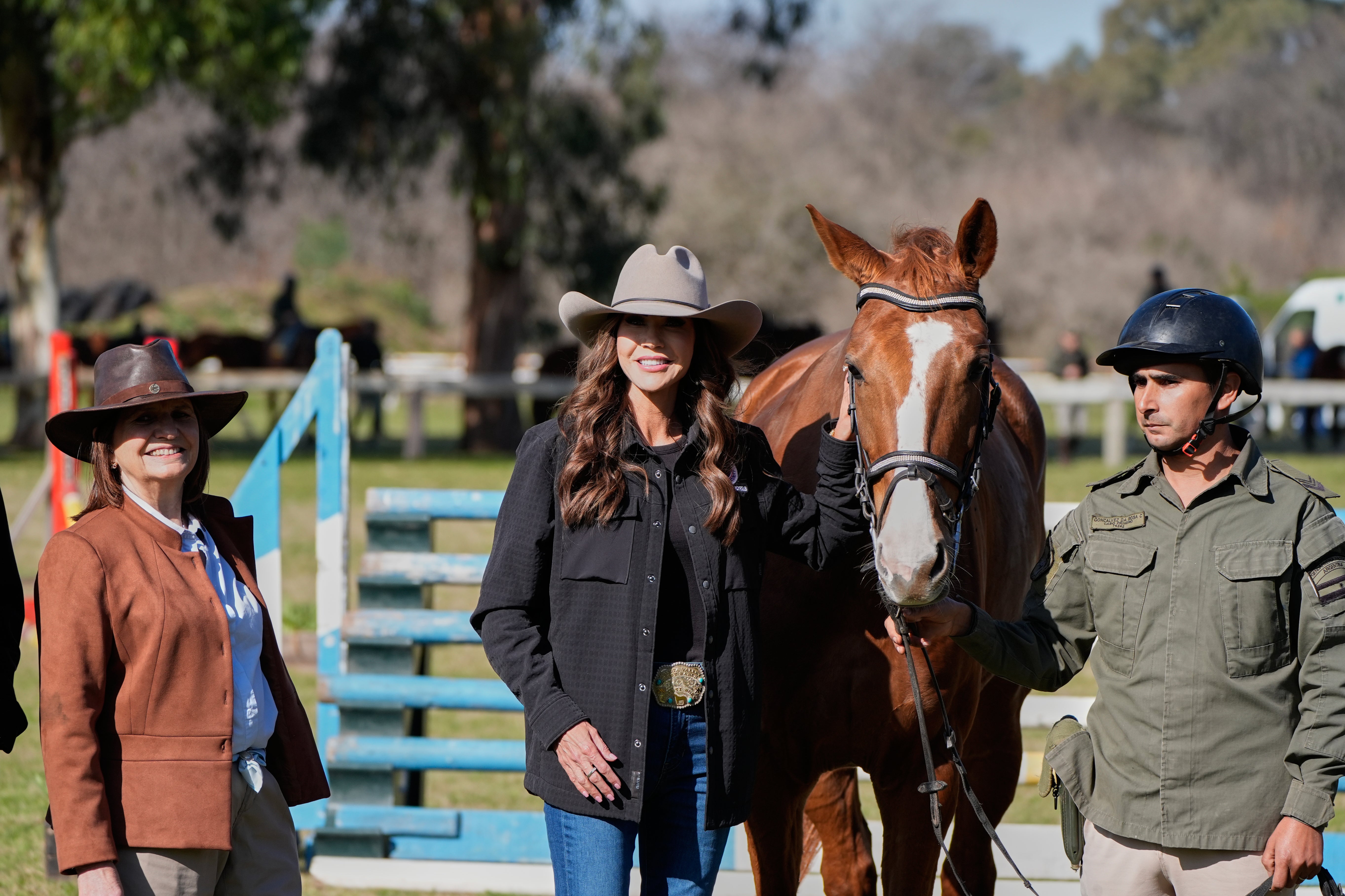 Noem is on a multi-day visit to Argentina, Chile, and Paraguay