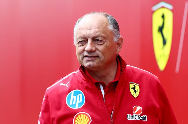 <p>Ferrari team principal Fred Vasseur remains under pressure</p>
