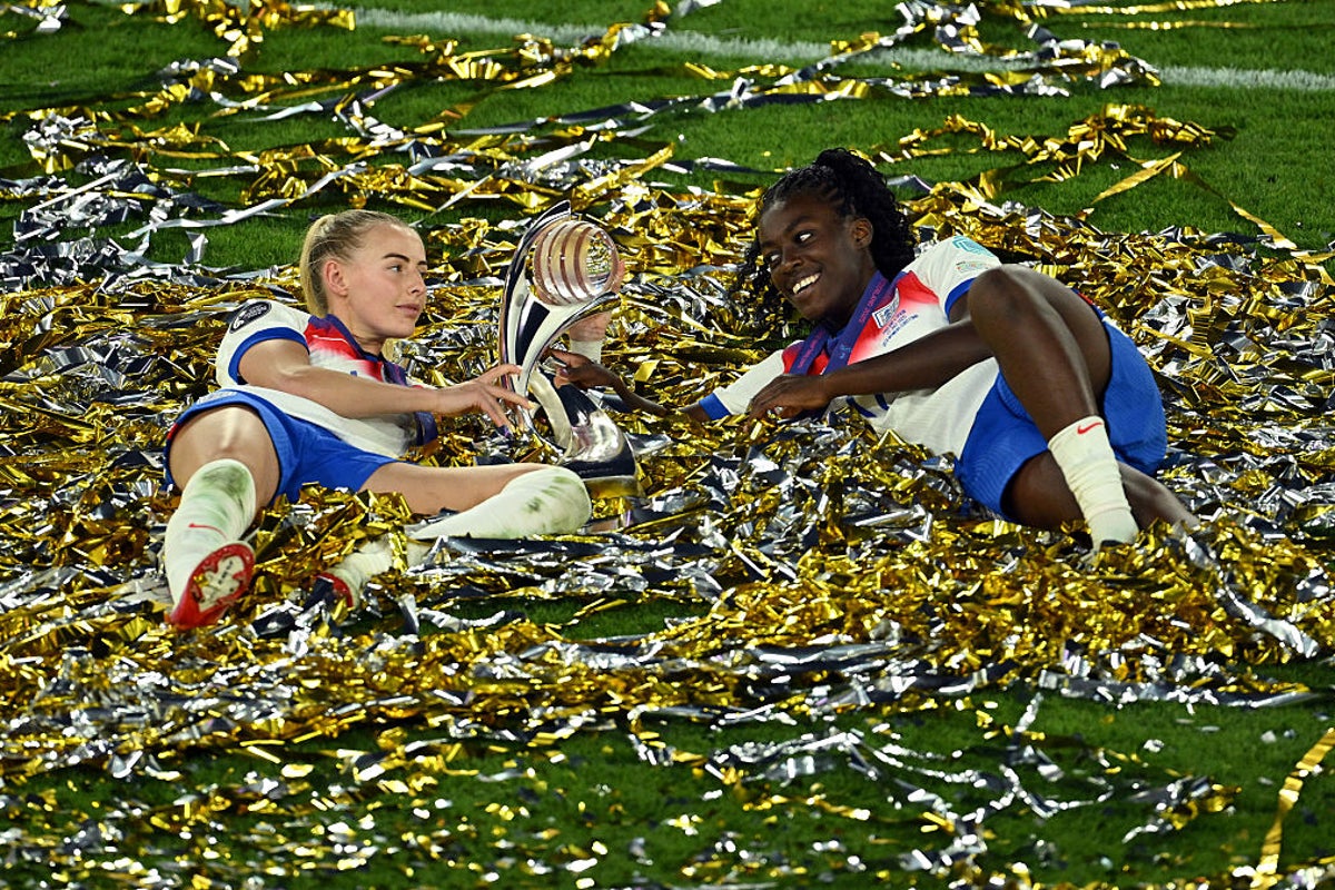 Inside England’s Euro 2025 party - including celebrations with ‘coffee dog’ Reggie