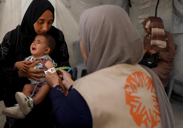 File image of CARE’s primary healthcare centre, taken earlier this month, where children, pregnant and breastfeeding women receive malnutrition screening and supplements