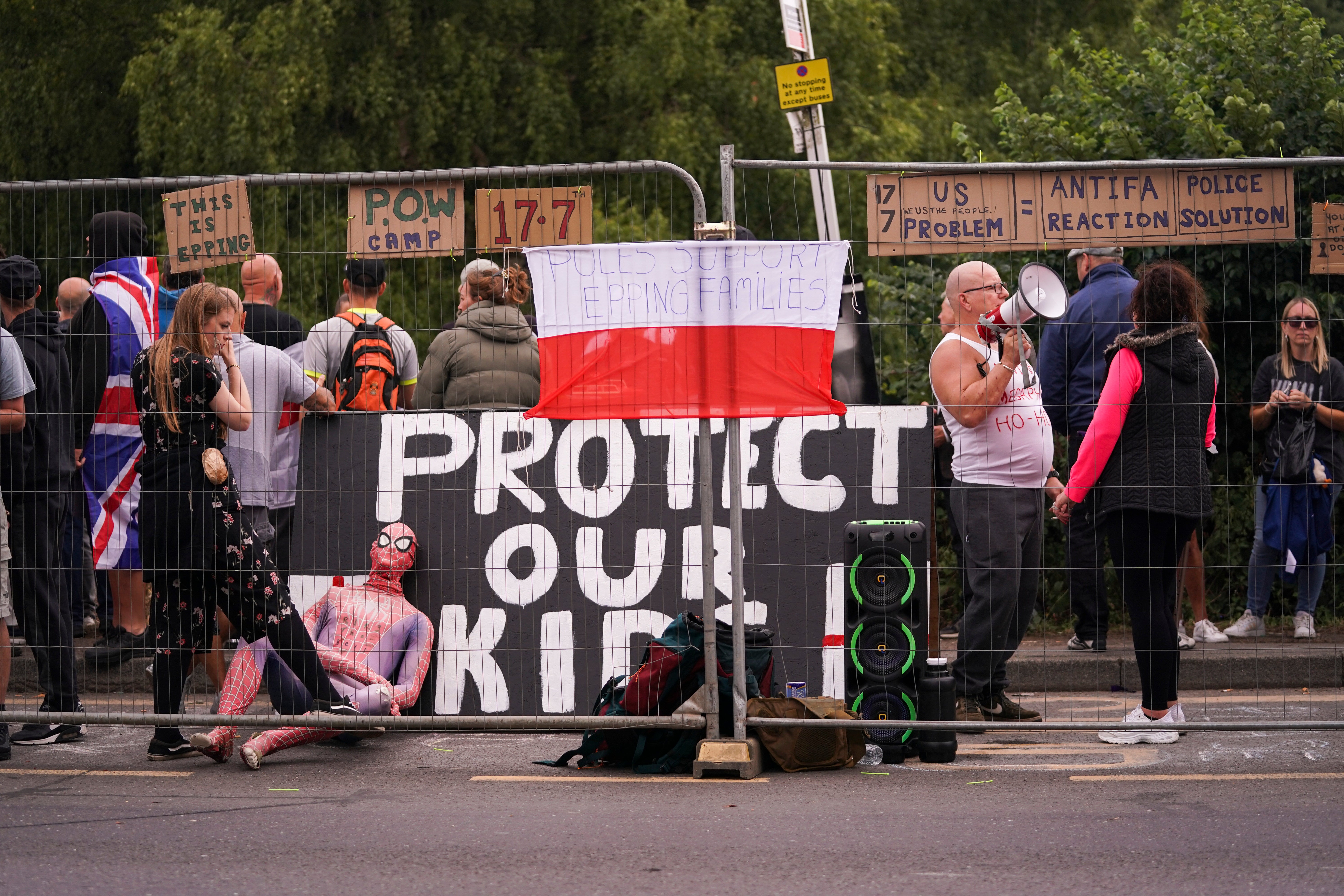 Organizations warned that ministers said that protesters