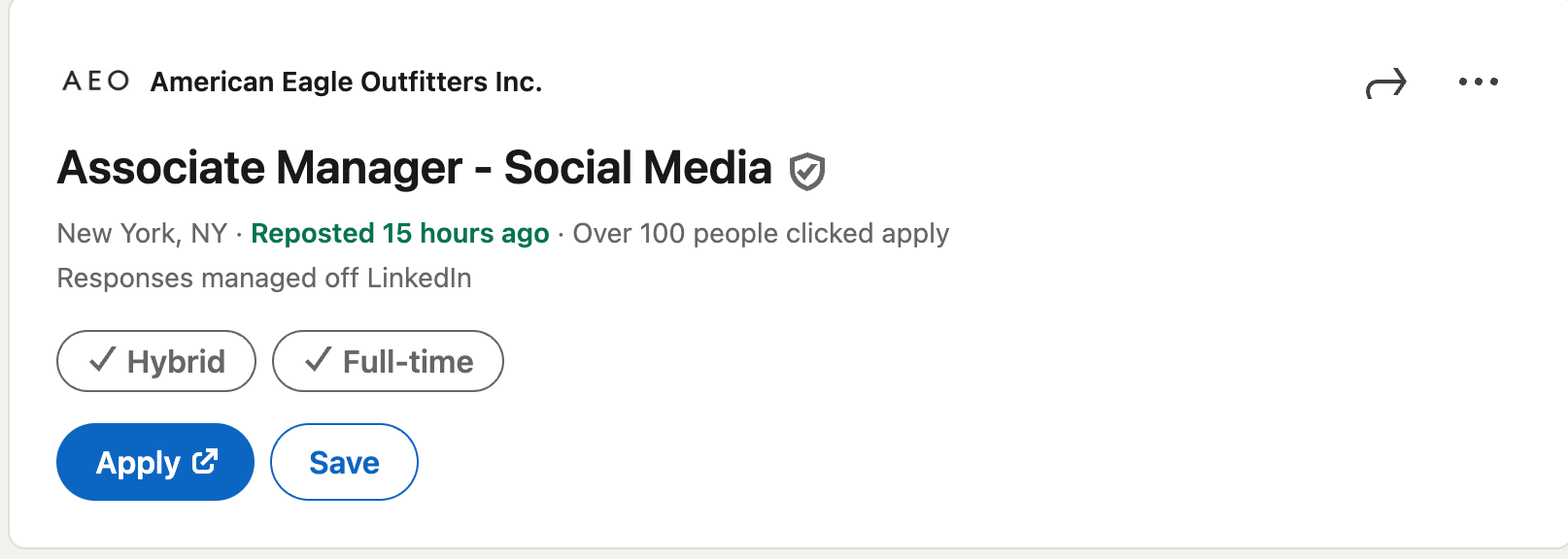 American Eagle is hiring an associate manager on its social media team amid the Sydney Sweeney campaign backlash