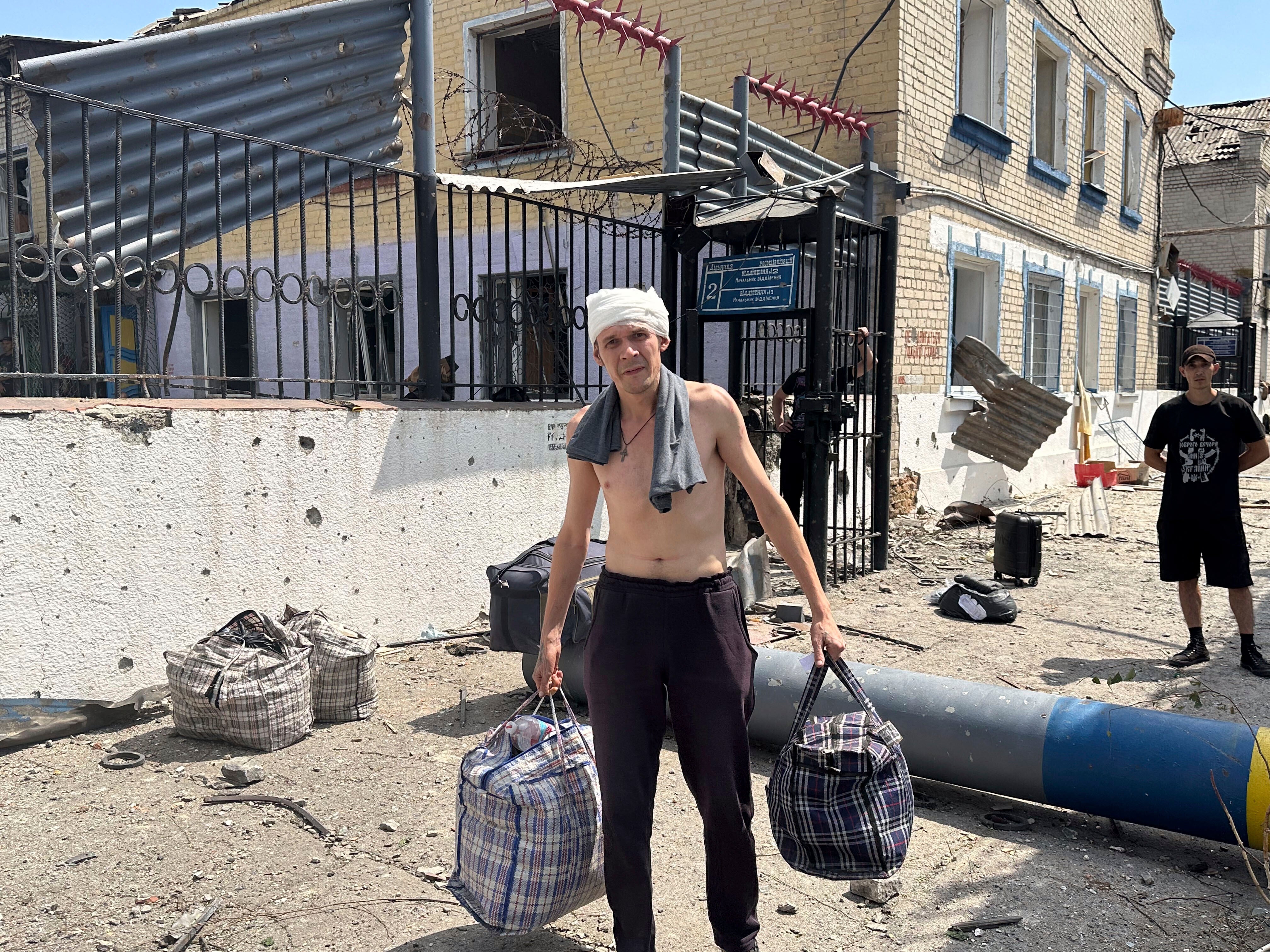 Russia struck a prison in Zaporizhia