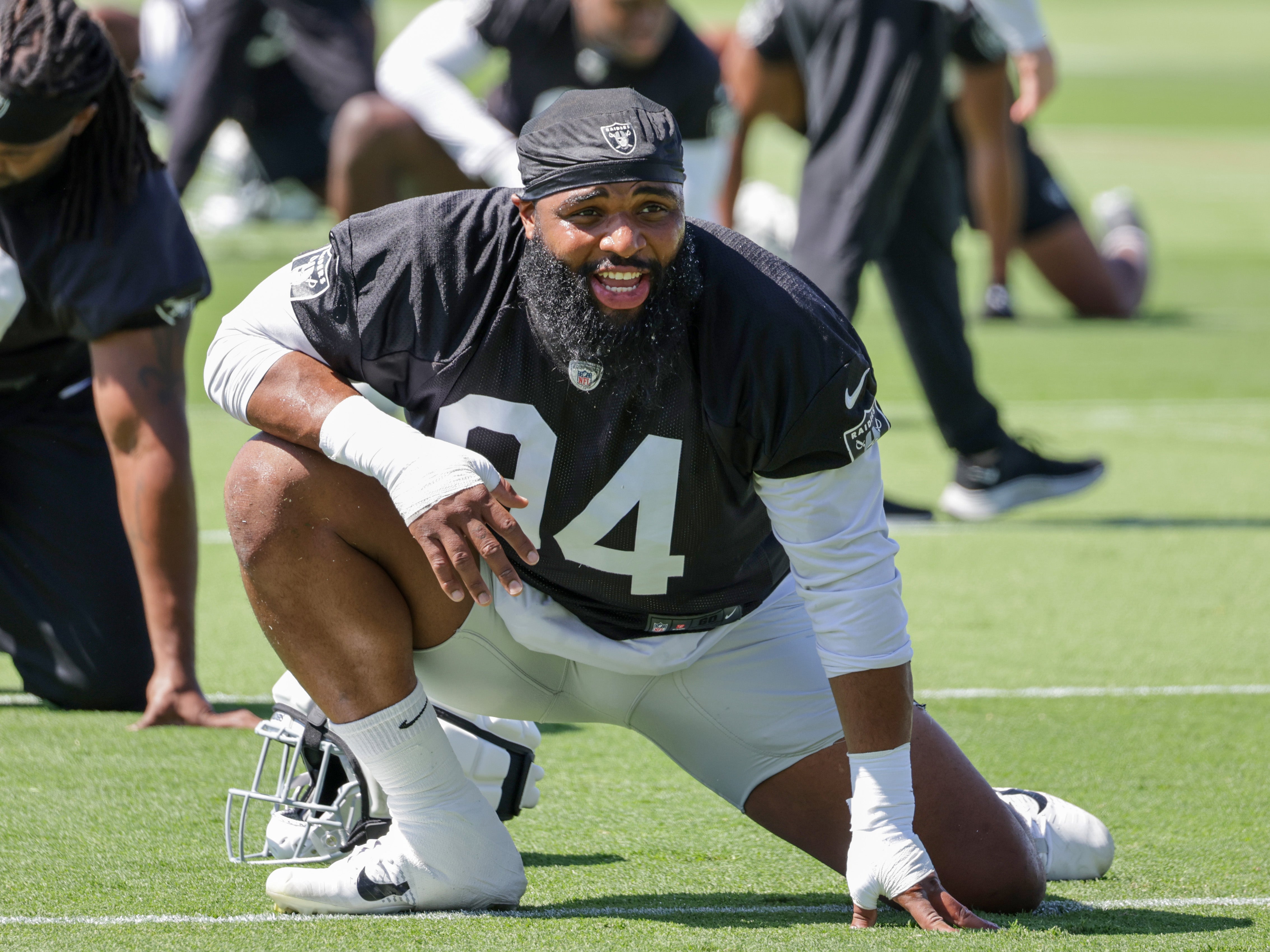 Las Vegas Raiders star Christian Wilkins has been released from the team after being reported to HR after kissing the top of a teammateโs head