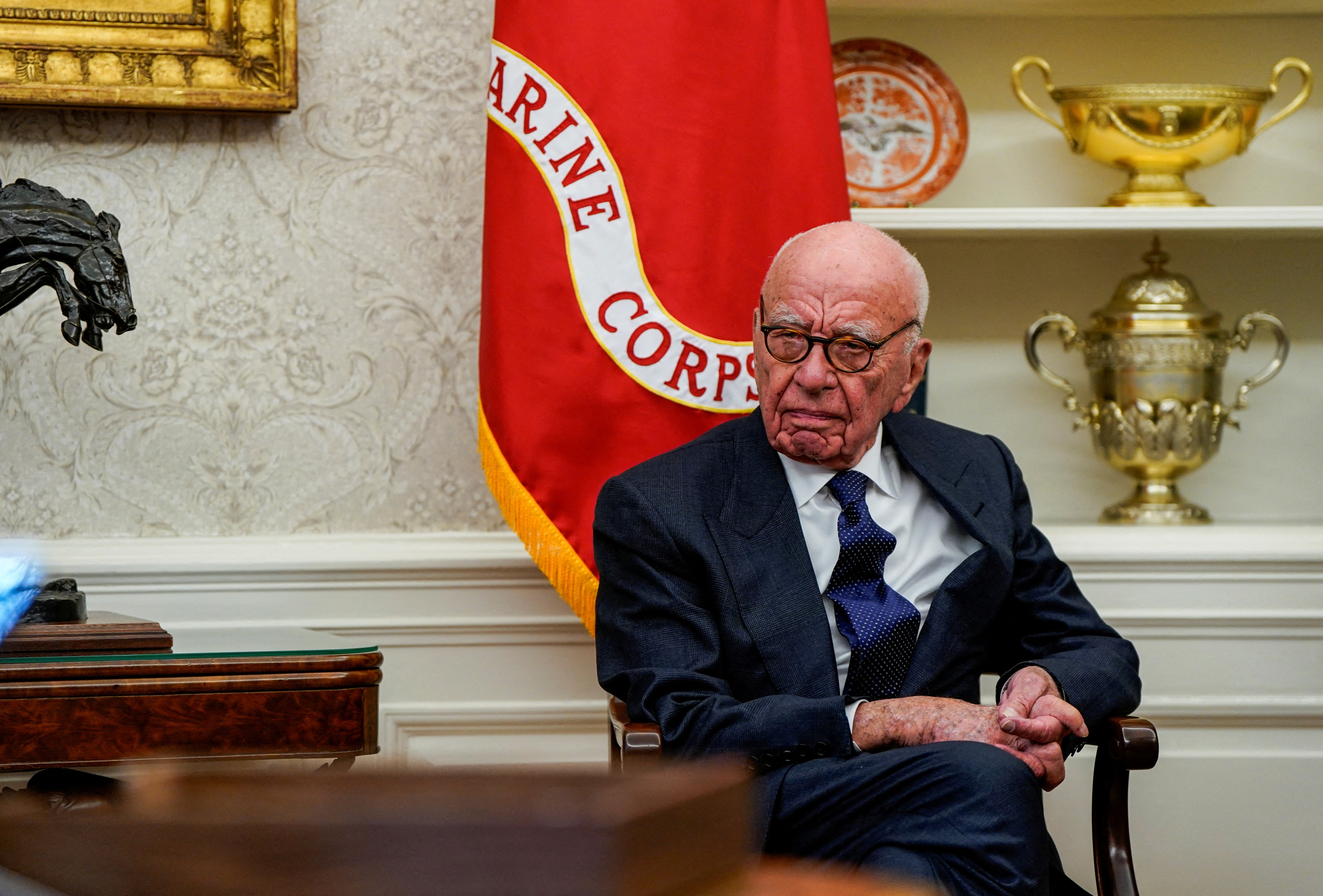 Right-wing media mogul Rupert Murdoch, who is among defendants in the lawsuit, spoke with the president before the newspaper published the story, according to Trump’s attorneys