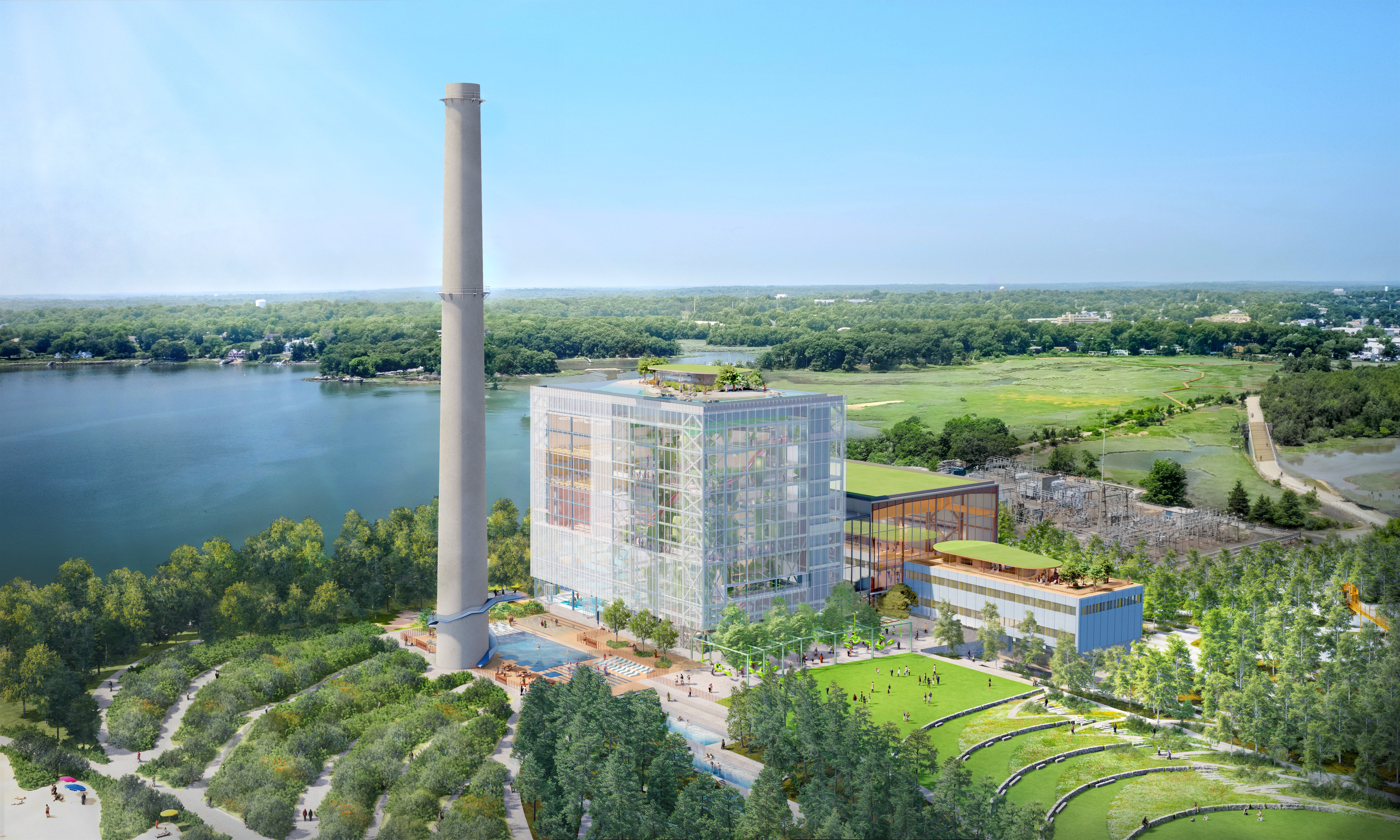 The Manresa Wilds power plant will feature 'multiple swimming areas and food and beverage options'
