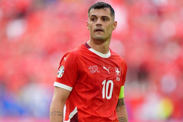 Granit Xhaka has joined Sunderland on a three-year deal (Bradley Collyer/PA)