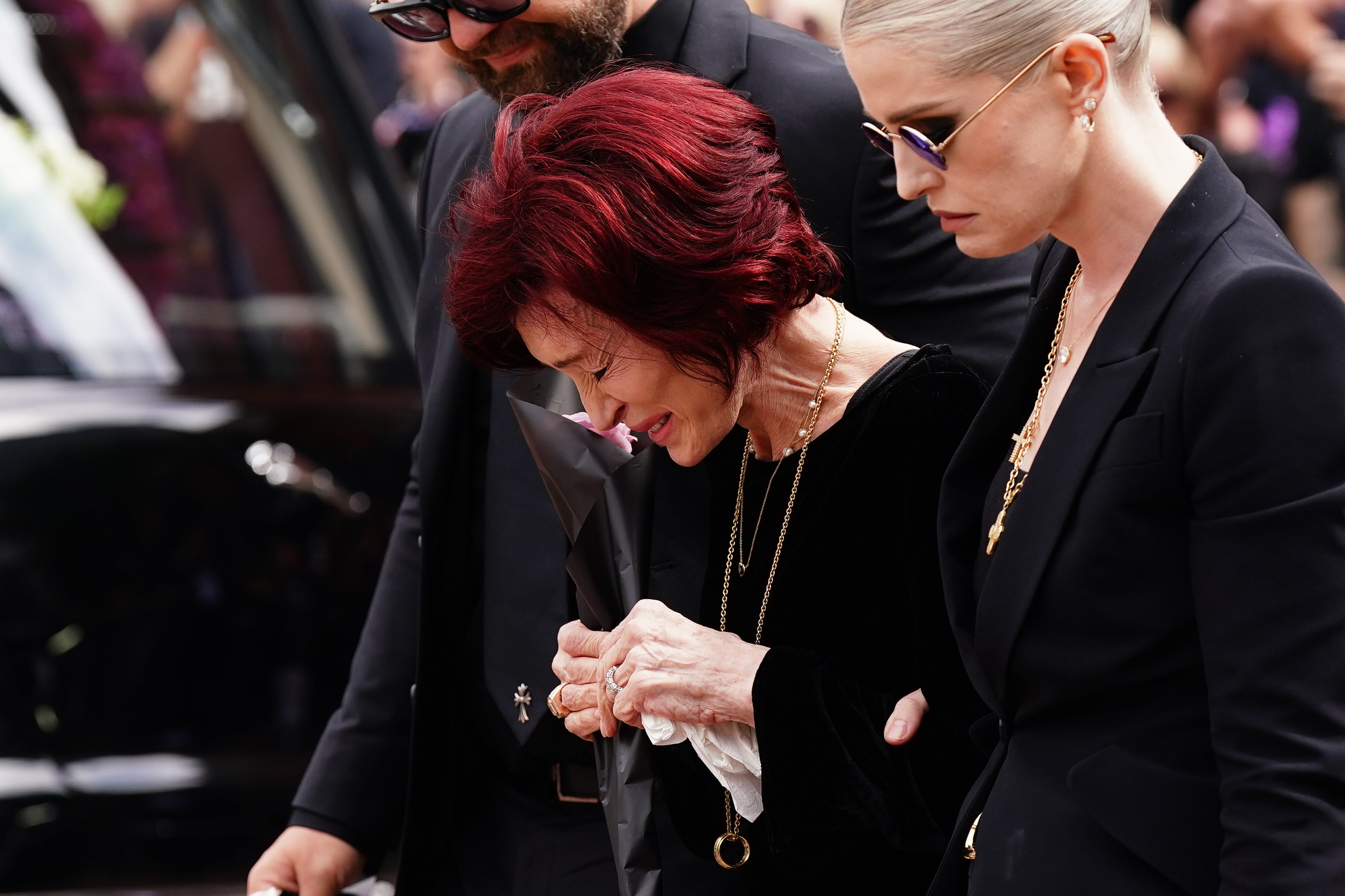 <p>Sharon Osbourne discussed the final moments of her husband, Ozzy Osbourne</p>