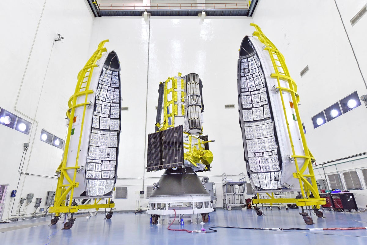 Radar satellite launched by India and NASA will track miniscule changes to Earth's land and ice