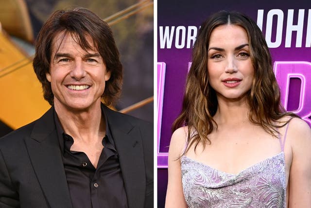 <p>Tom Cruise, 63, and Ana de Armas, 37, first sparked dating rumors in February </p>