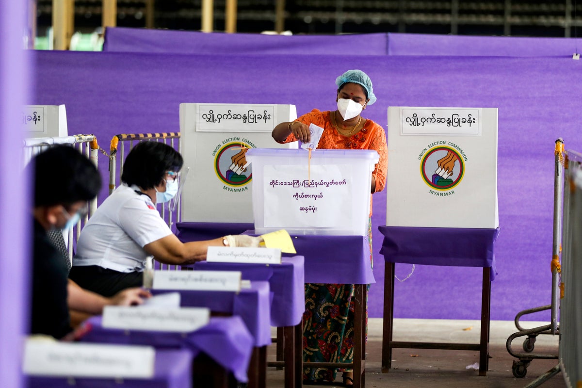 Myanmar's military government enacts a tough new electoral law ahead of year-end vote