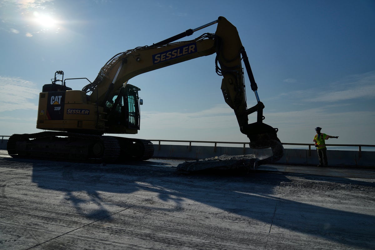 Demolition begins on last pieces of Baltimore's collapsed Francis Scott Key Bridge