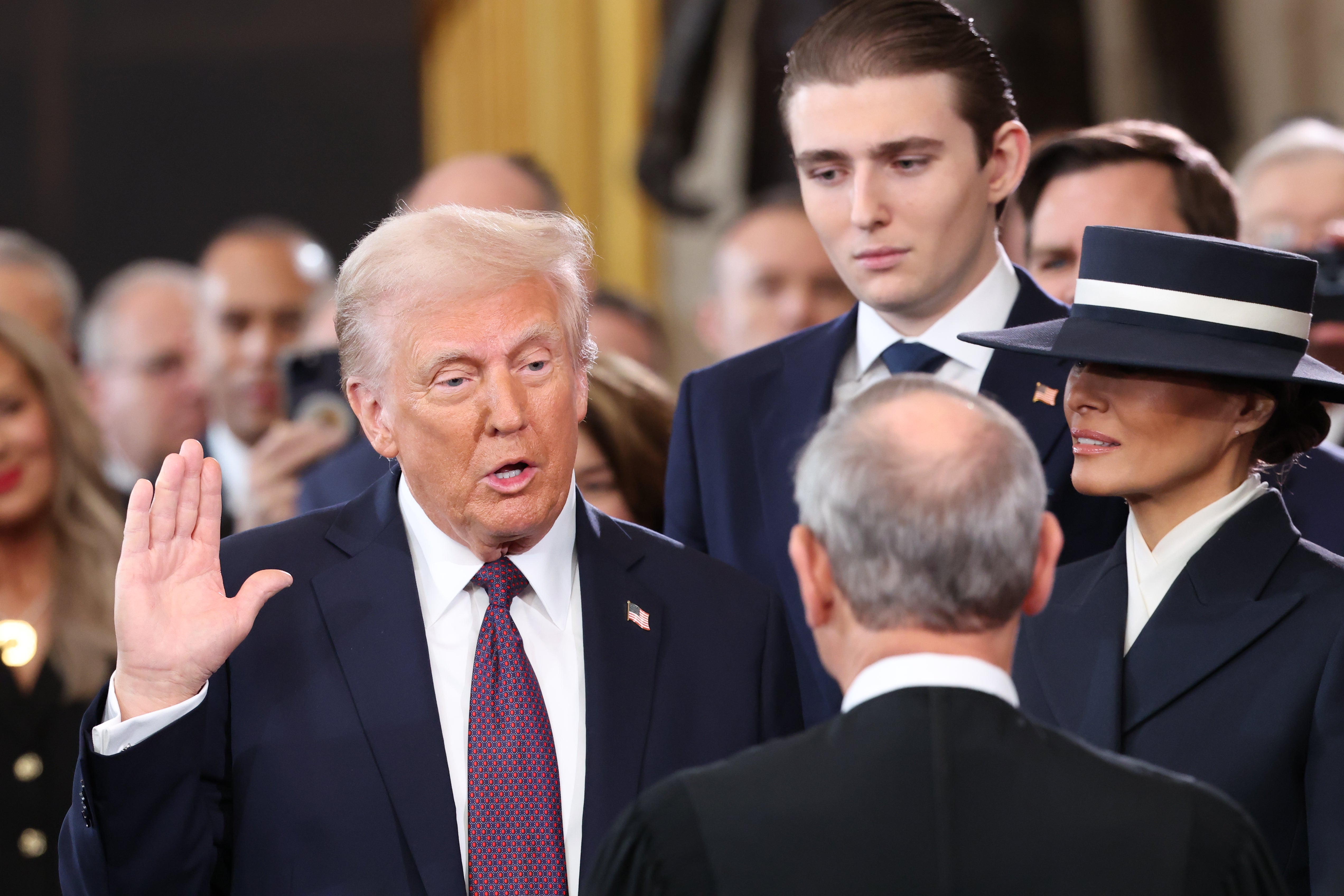 President Donald Trump’s youngest son, Barron, became a mainstay during his dad’s 2024 campaign but they haven’t been seen together in months
