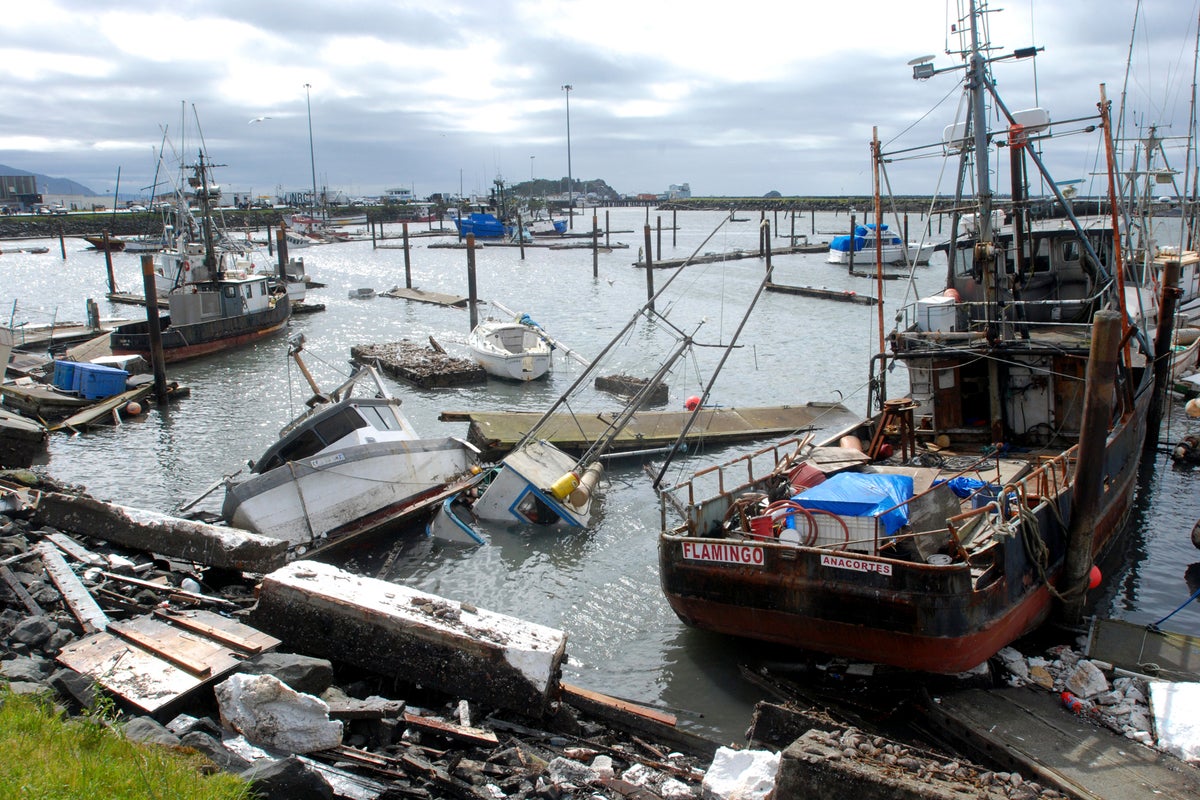 A tiny California city prone to tsunamis saw the highest waves in continental US after quake